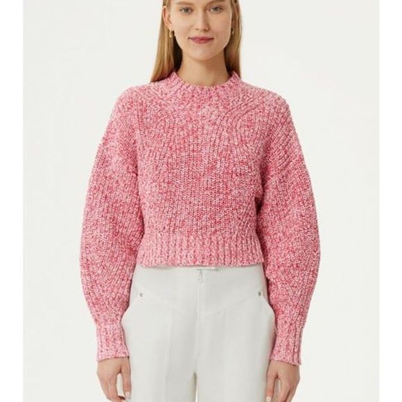 Rebecca Minkoff Sweaters - NWT Rebecca Minkoff Pink Bowie Crop Chunky Sweater